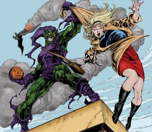 グリーン・ゴブリンとスパイダーマンの彼女であるグウェン・ステイシー ©  Marvel Characters, Inc. ALL RIGHTS RESERVED.